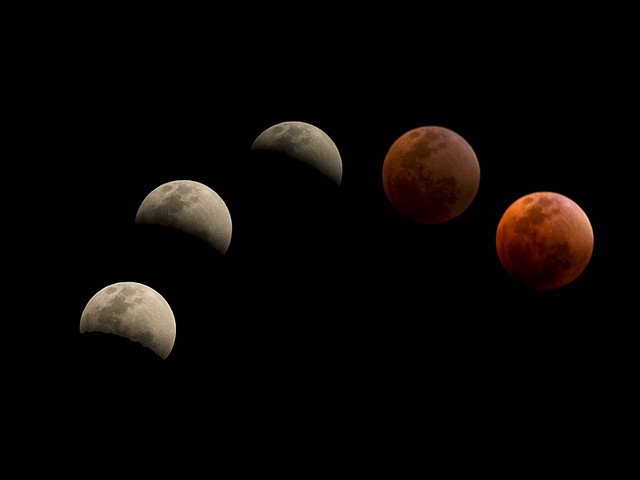 Eclipse lunar y Solsticio de invierno